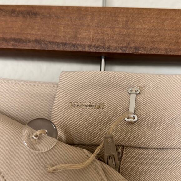 LATTELIER Women’s Cropped Flared Trousers, Light Camel, Size L - Picture 5 of 8